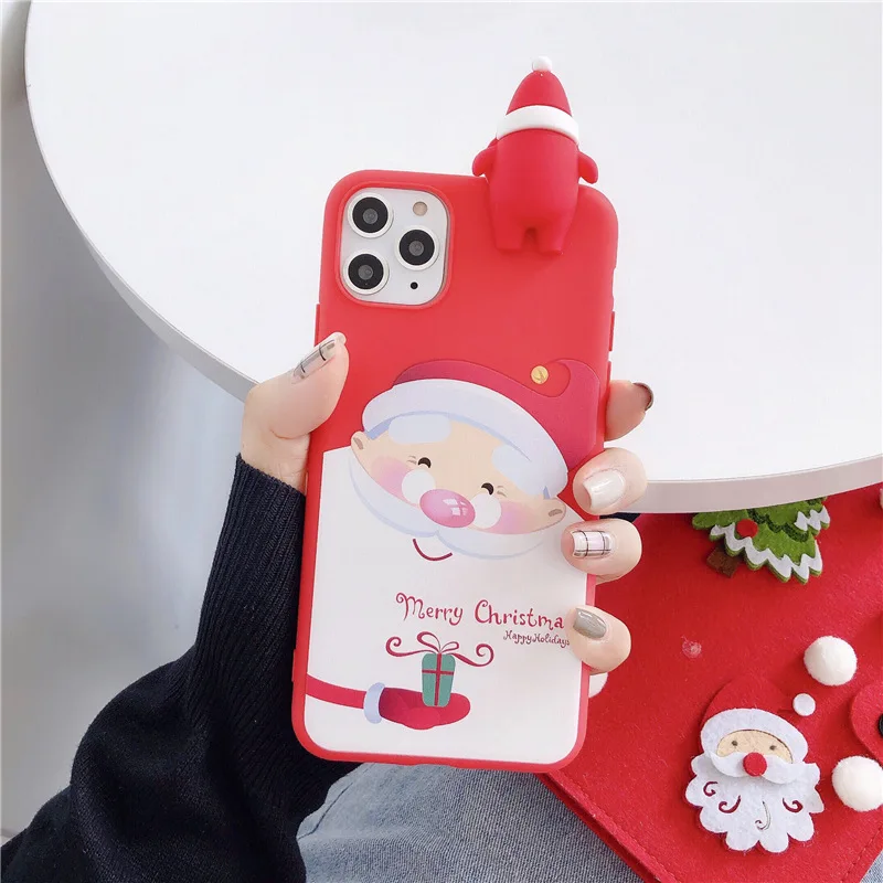 Christmas phone case for iPhone 7 8 6 6s phone case for iPhone x xr xs max 11 11 pro 11 pro max phone case 7 8 6 Plus TPU case