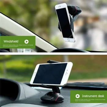 

Car Phone Mount Dashboard Cell Phone Holder for Car Washable Strong Sticky Suction Pad One Button Release Compatible Cars