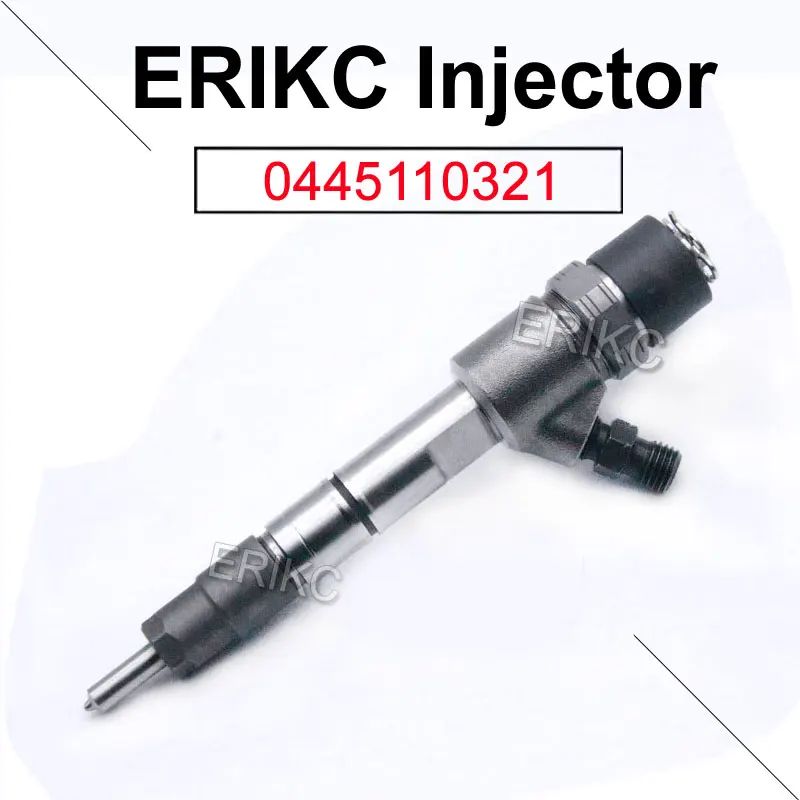 

ERIKC 0445110321 дизельные топливные инжекторы с общей топливной магистралью 0 445 110 321 запасные части для грузовиков инжектор 0445 110 321 для JMC л