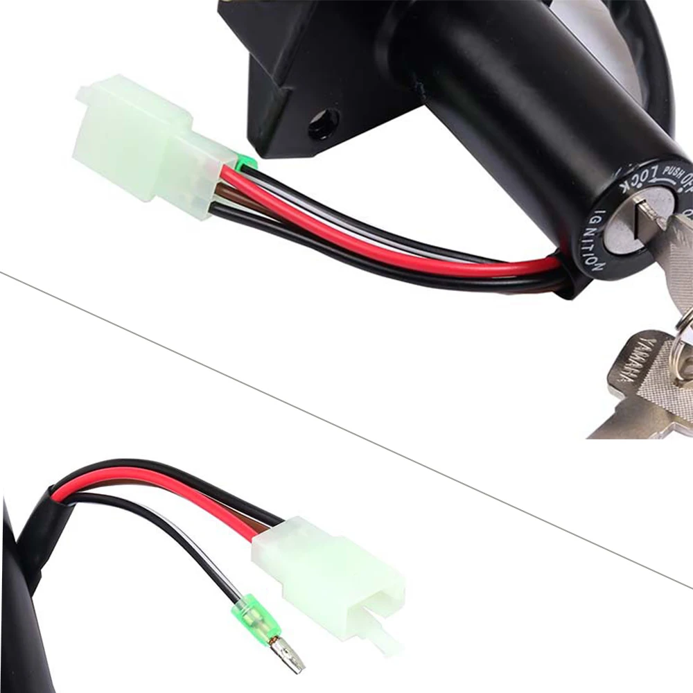 For Yamaha YBR125 YBR 125 Ignition Switch Lock Gas Tank Cap Keys