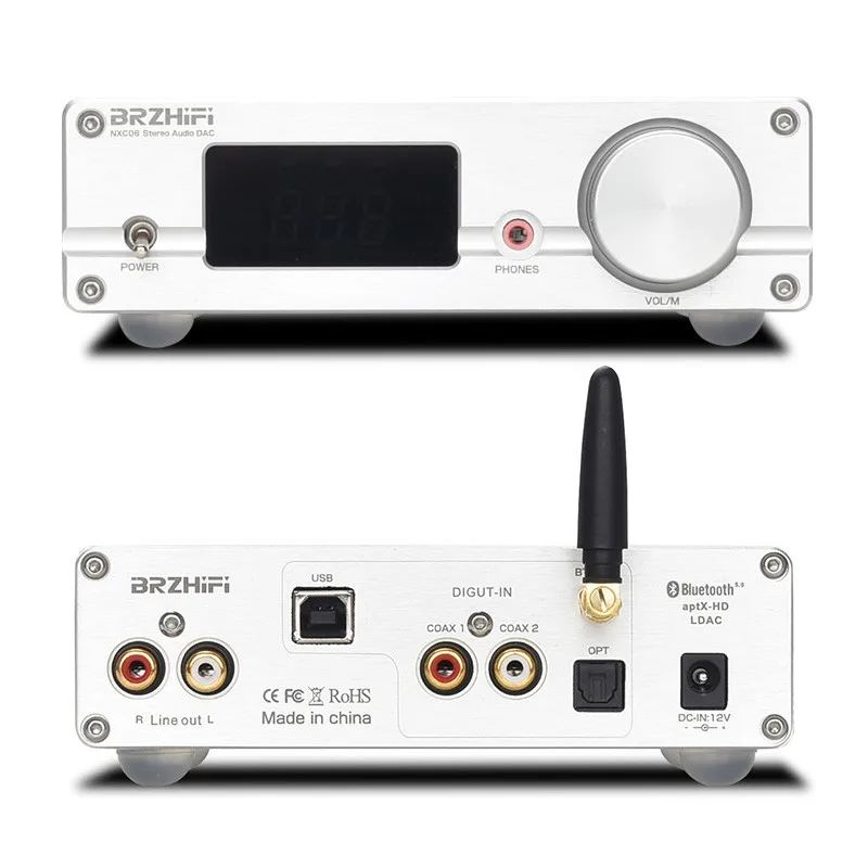 US $175.00 Finished Dual AK4493 Audio Decoder CSR8675 AK4113 PCM 384KHz DSD512 Optical Coaxial APTXHD DAC