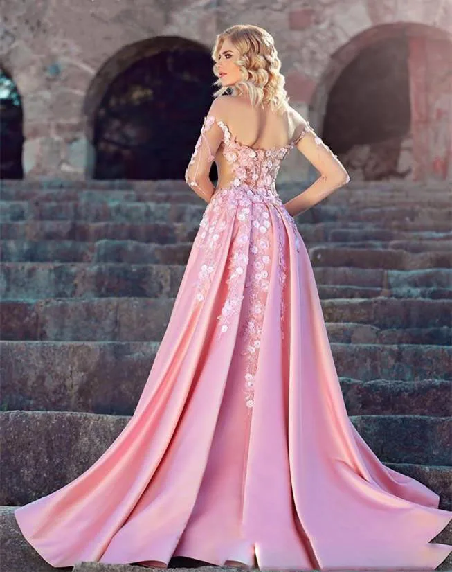 evening-dresses-pink-mermaid-3d-flowers-dercation-lace-appliques-detachable-train-bridal-gowns-illusion-long-sleeve-high-quality-dresses