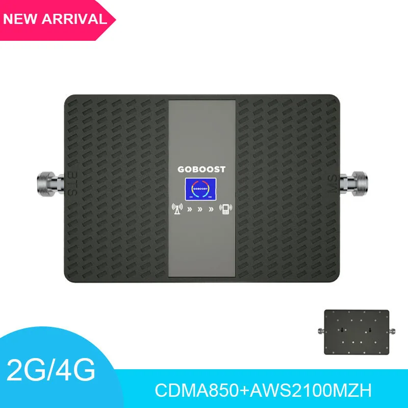 

LCD Display Signal Booster 4G Cell phone signal Amplifier CDMA850+AWS2100mhz 70dB cellular phone Dual Band amplifier Repeater