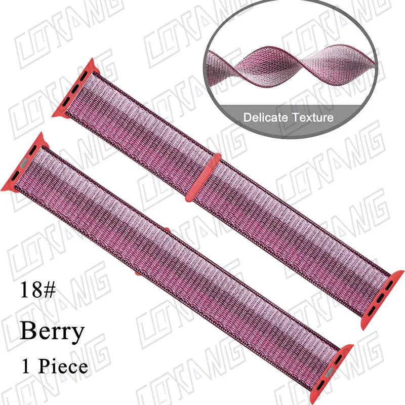 Браслет для IWO 8 IWO 9 IWO 8 Plus - Цвет: 18 Berry