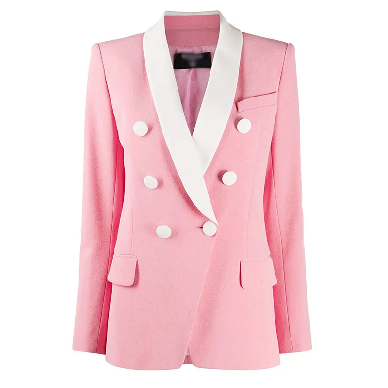 3 Color Pink Black Taro Purple Blazers 
