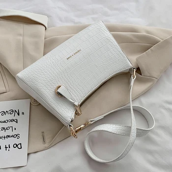 

NEW French Design Fashion Stone Pattern Armpit Bag Elegant Square Bag Crossbody Bag Shoulder Bag Handbag Width 26cm Height 15cm