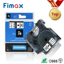 Fimax 1 упак 45013 45010 S0720530 dymo d1 этикетировщик 12 мм 40918 45021 45016 45010 45018 для DYMO лента этикеток для принтера лента LM160