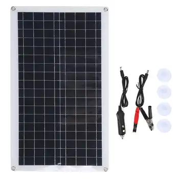 

40W Ultra‑Thin Polycrystalline Solar Panel Dual USB Port Charging for Mobile Phone MP3