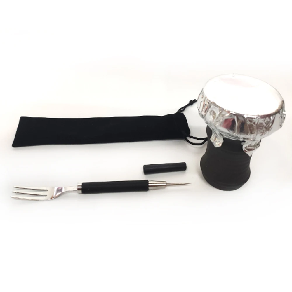 1Pcs Hookah Sheesha Kitchen Fork Foil Puncher For Bowl Shisha Chicha Narguile Cachimba Nargile Tobacco Cigarette Accessories hookah accessories