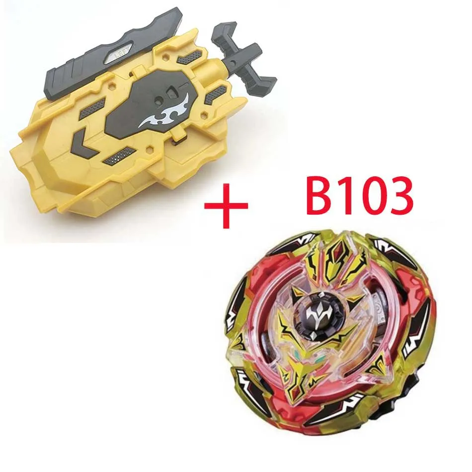 Beyblade Burst B129 CHO-Z VALKYRIE. Z. Ev с левым и правым двухсторонним пусковым устройством, металлический бустер, топ стартер, гироскоп, спиннинговая игрушка для боя - Цвет: B103