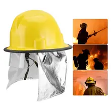 Пожарный защитный шлем с алюминиевой фольгой для предотвращения огнестойкого пикапа желтого цвета