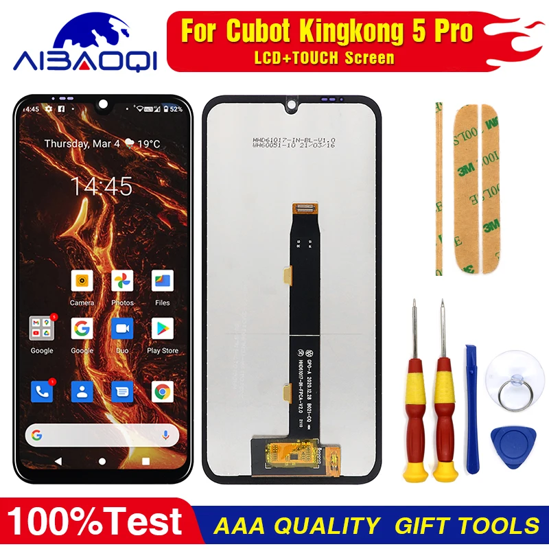 

100% Quality LCD & Touch Screen 6.088 Inch For Cubot KINGKONG 5 Pro Digitizer Ddisplay Screen Module Repair Replacement Parts