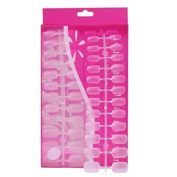 

240Pcs False Nails Artificial Nails Short Coffin Nail Tips For Nail Salon and DIY Nail Art False Nails Accessories