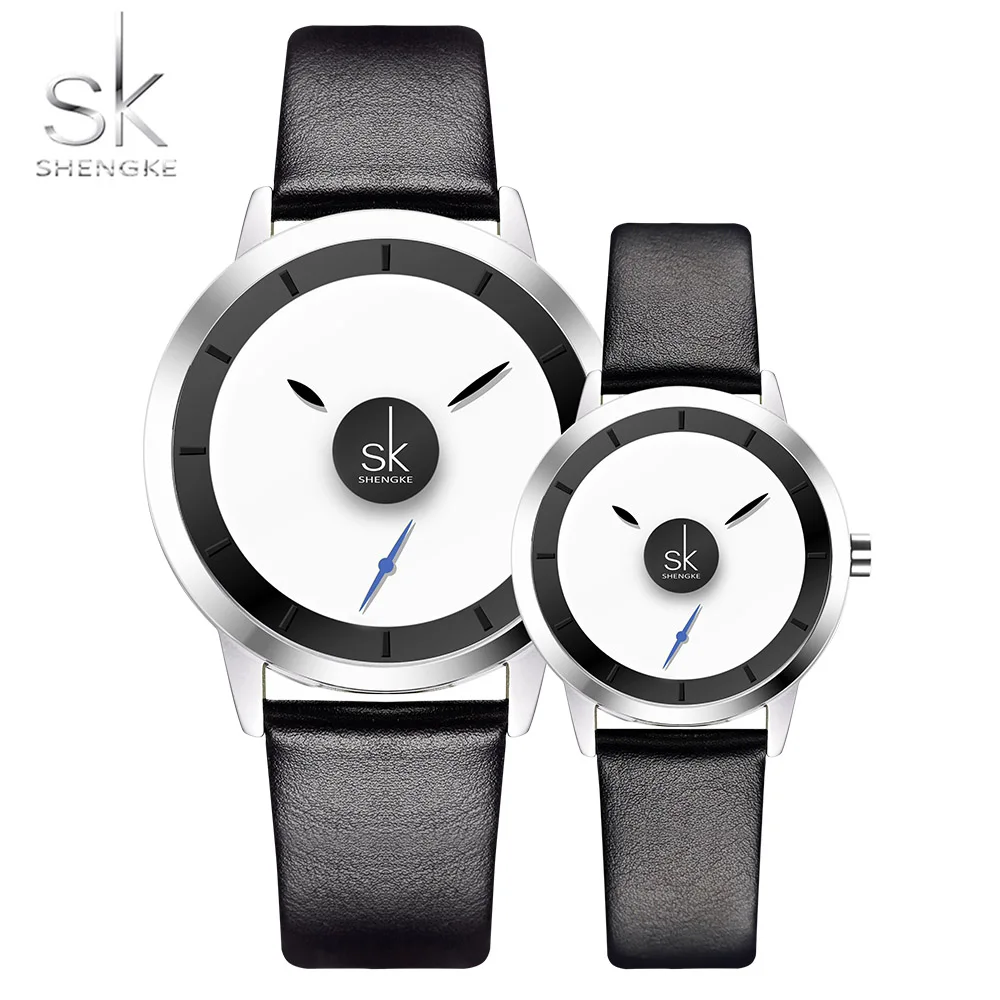 Women Watch Shengke Wrist-Clock Creative-Design Casual Reloj Quartz Montre Dial-Pointer