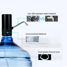 Electric Wireless Universal USB Charging Accessories Home Water Pump Drinking Dispenser Travel Portable Push Button Car