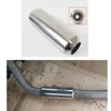 Universal Auto Car Middle Exhaust Muffler Tornado Dissipative Silencer Pipe Stainless 2