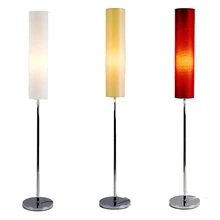 Винтажная лампа тканевый абажур Железный цветной торшер ламбадер