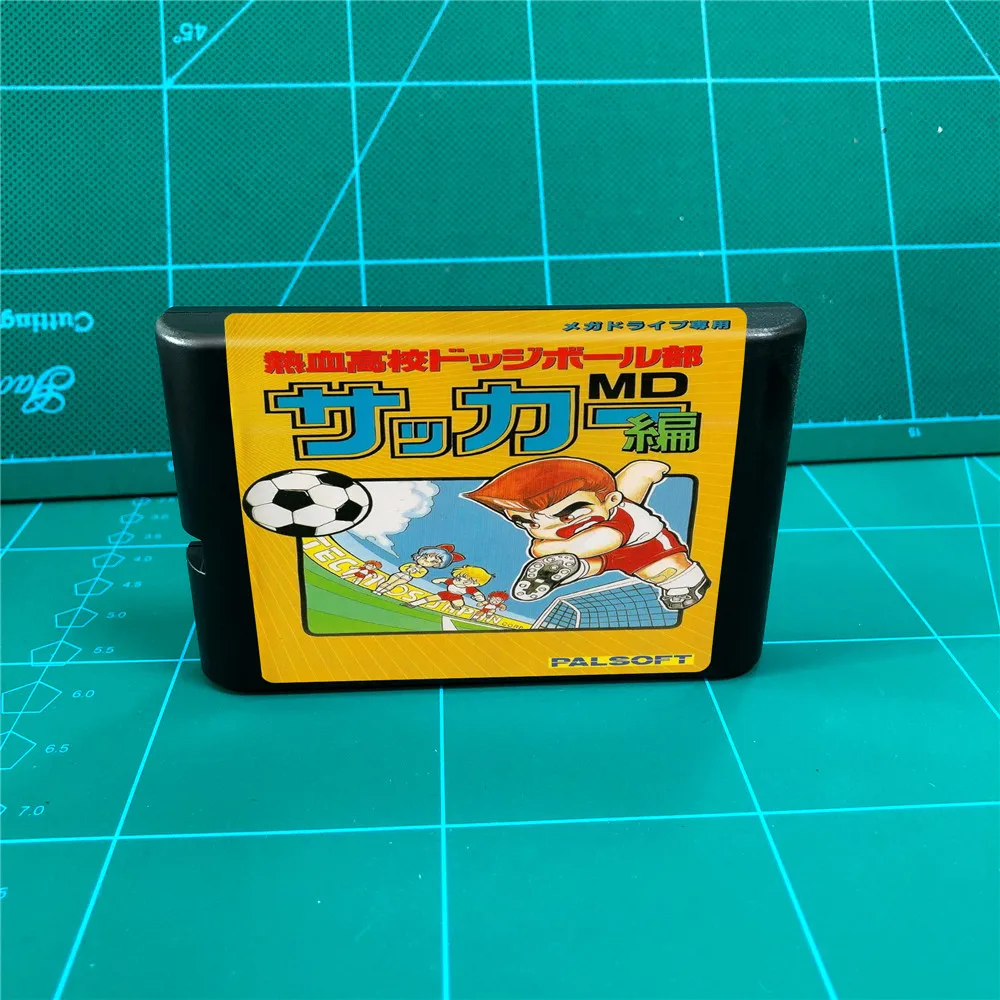 Картридж для игры в футбол Kunio Kun 16 бит консоли MegaDrive Genesis | Электроника