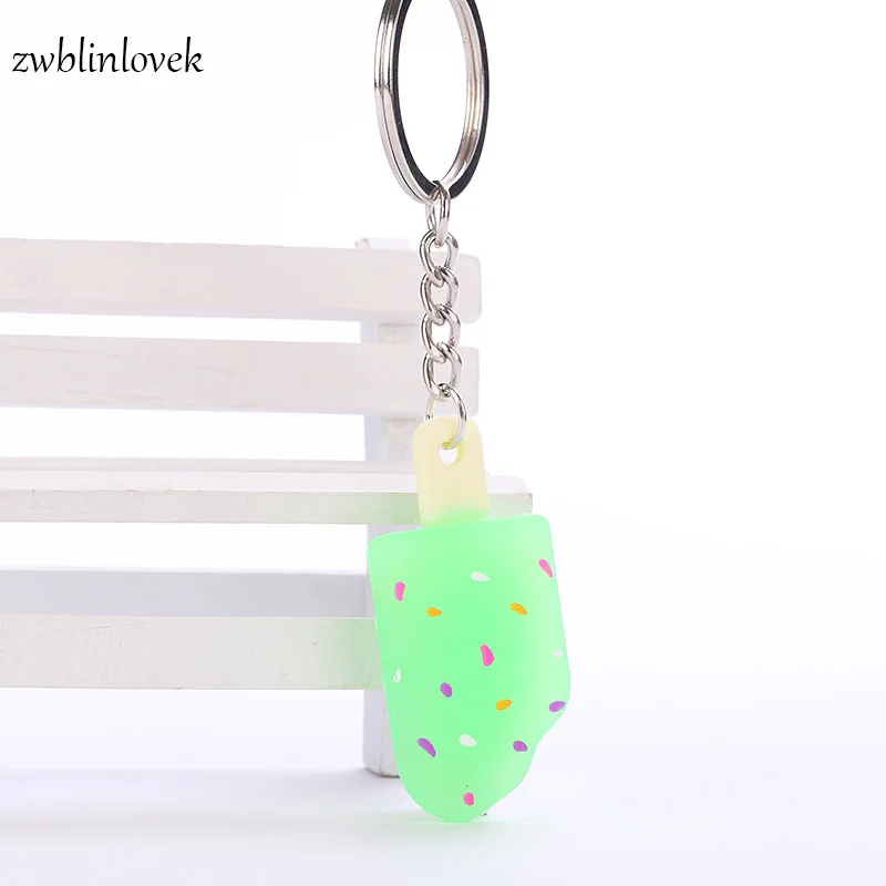 Цветной красивый летний брелок с мороженым Porte clef для женщин карамельный цвет