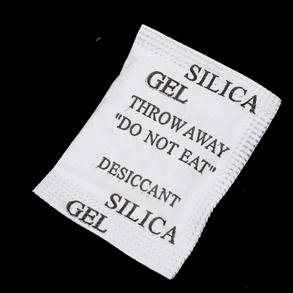 50/100 Packs Non-Toxic Silica Gel Desiccant Damp Moisture Absorber Dehumidifier For Room Kitchen Clothes Food Storage