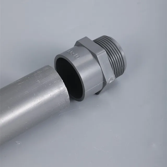 1Db Pvc Csőszerelvények Hímszálas Tömlő Csatlakozó Otthoni Kert Ibc Víztartály Csatlakozás Műanyag Ízületek Adapter - Image 6