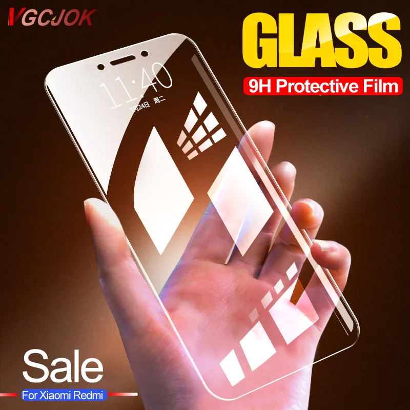 

9H Anti-Burst Protective Glass For Xiaomi Redmi GO 6A 7A S2 5 Plus Glass On Redmi Note 4 4X 5A 6 pro Tempered Screen Protector