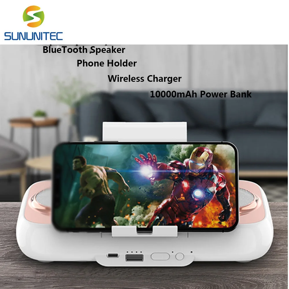 Новый Настольный многофункциональный динамик Bluetooth держатель телефона