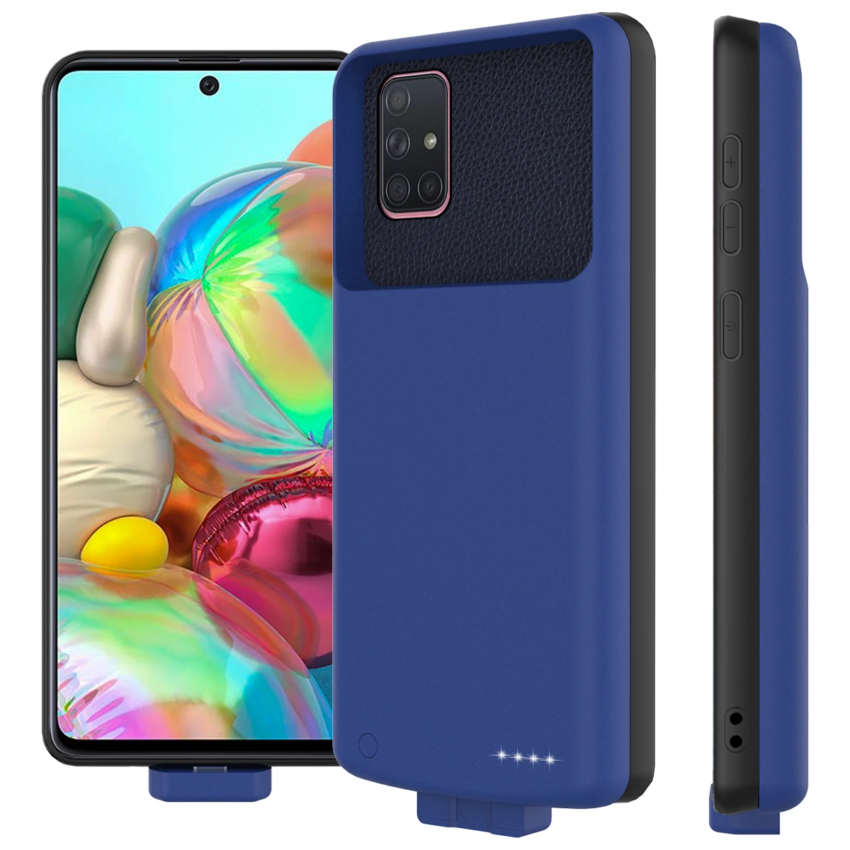 Для samsung Galaxy A71, чехол для зарядного устройства, съемный, 7000 мА/ч, внешний резервный аккумулятор, чехол для зарядки для samsung A71, чехол