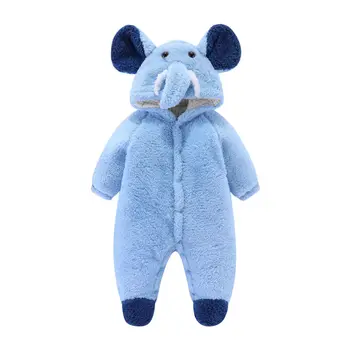 

Baby Clothes Autumn Baby Romper Winter Wool Baby Boys Clothes Cartoon Hooded Newborn Jumpsuit For Girls Overalls 0 3 Month 2020