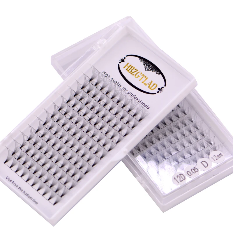 

Fast grafting volume 10D/12D/15D/20D eyelash extensions 100% handmade synthetic hair russian volume lashes premade fans