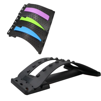 

1pc Back Stretch Equipment Massager Massageador Magic Stretcher Fitness Lumbar Support Relaxation Spine Pain Relief Health Care