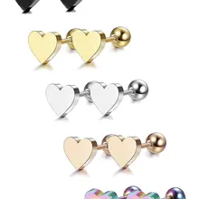 1 шт. Пирсинг из нержавеющей стали сердце уха Cartilagem для пирсинга ушной раковины Daith Штанга пирсинг серьги для ушного хряща ухо траг