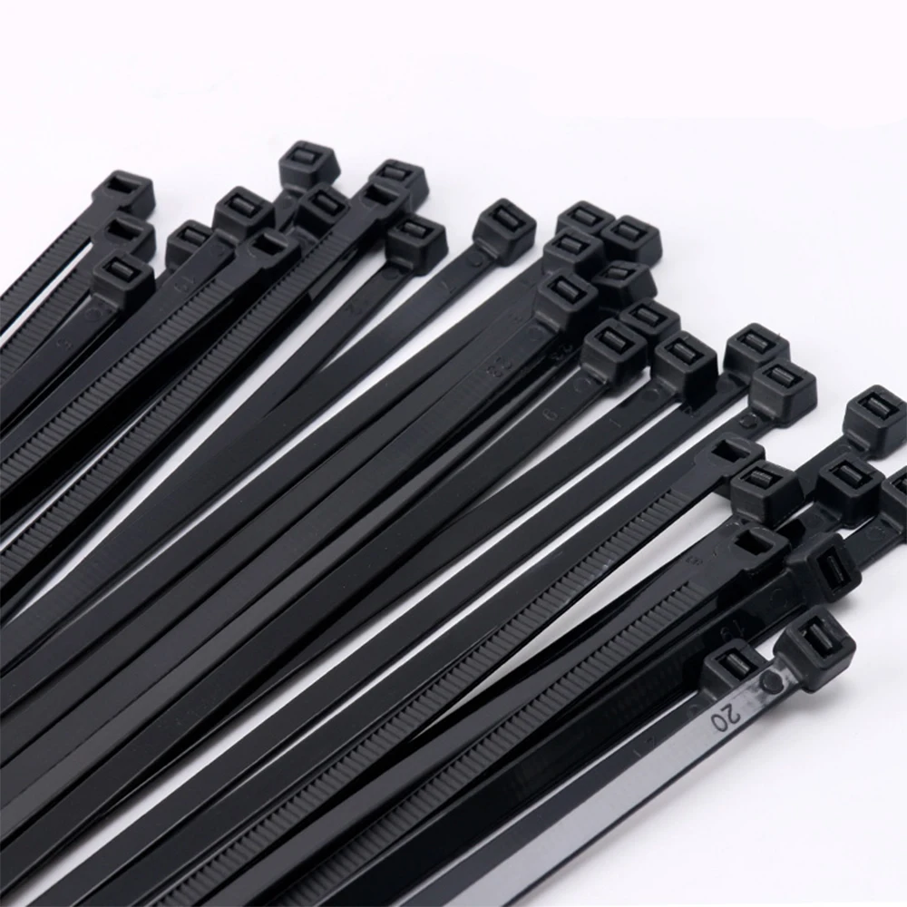 100PCS nylon cable tie self-locking plastic winding fixed 3X200 5X300 for Nylon Cable Ties Cable Ties