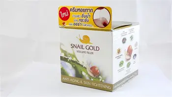 

Thai Snail cream Gold Essence ANTI-AGING & SKIN TIGHTENING Facial Cream 15g/bottle