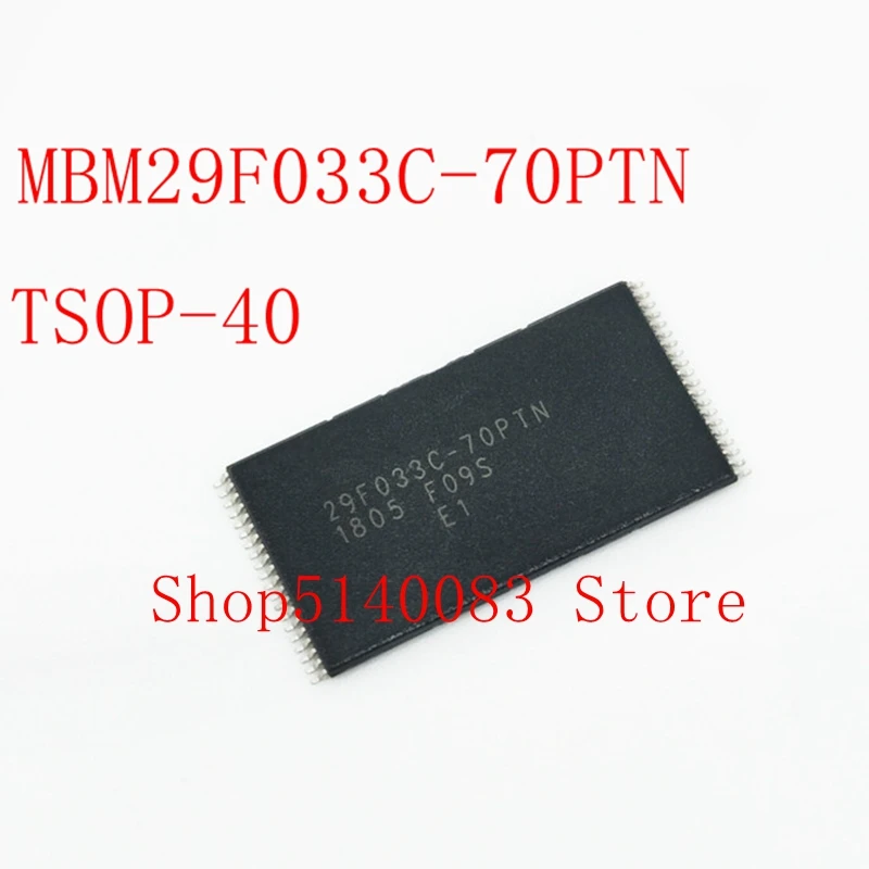 

2PCS/LOT MBM29F033C-70PTN MBM29F033C 29F033C-70PTN TSOP40 Original