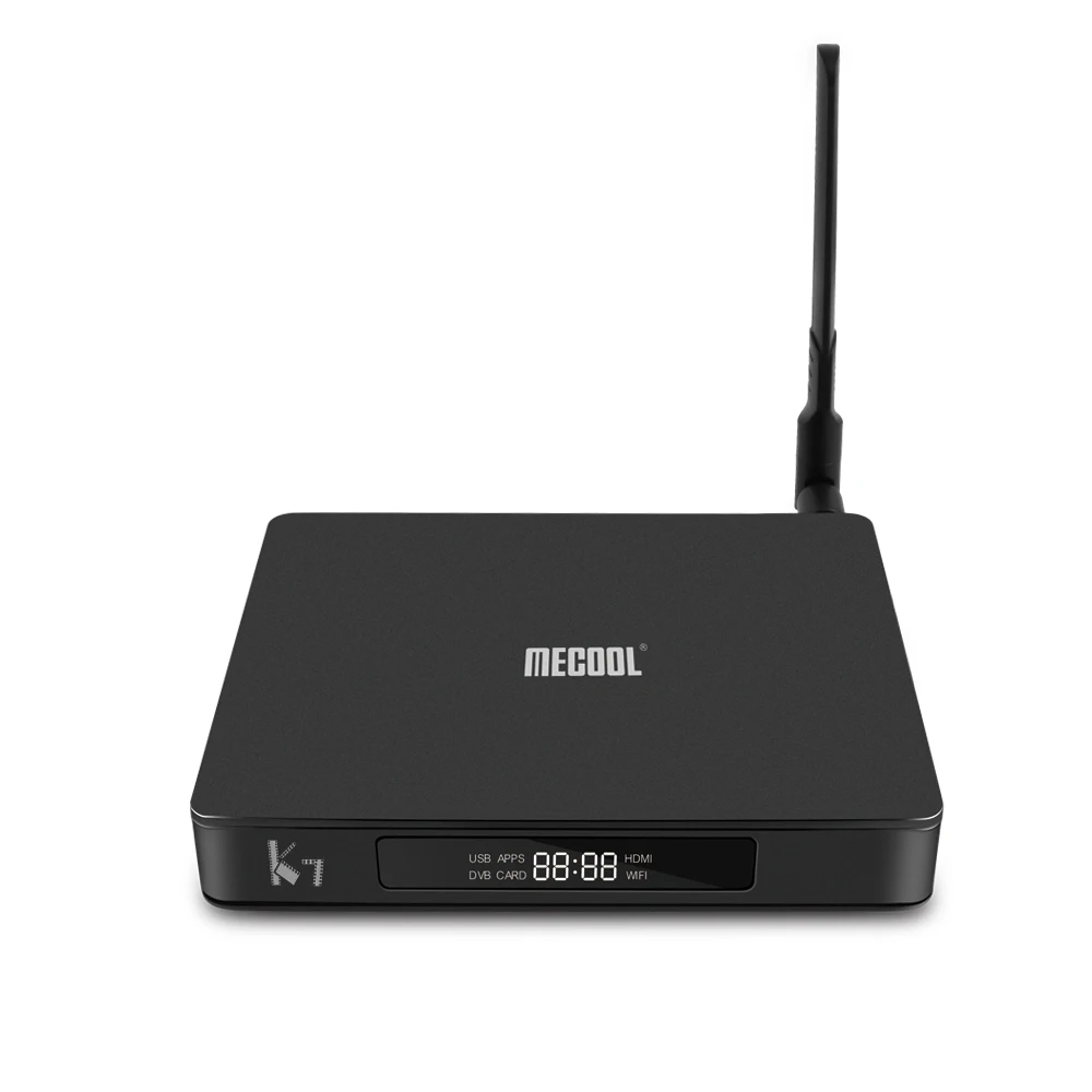 Медиаплеер MECOOL K7 DVB s2-t2-C Android 9,0, Amlogic S905X2, 4 Гб DDR4, 64 Гб ПЗУ, 2,4G, 5G, WiFi, USB3.0, 100 Мбит/с, 4K