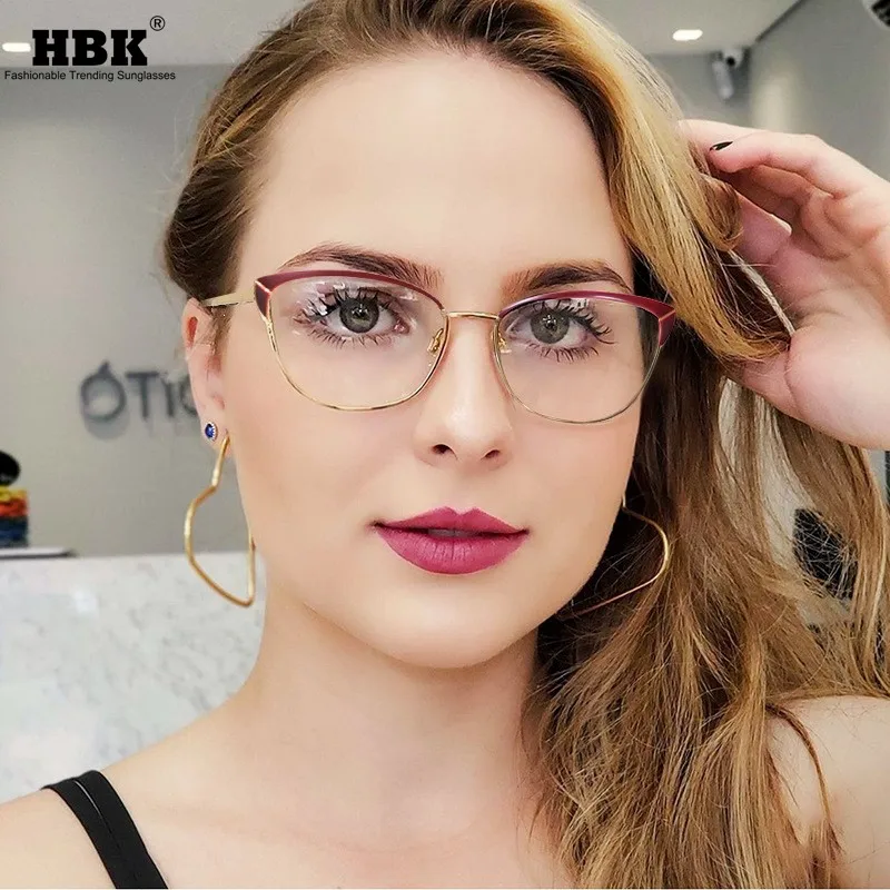 Optical Anti-blue Light Glasses Women Computer Fashion Cat Eye Frame Flexible Portable Reading Eyewear Spectacle Ladies | Аксессуары для
