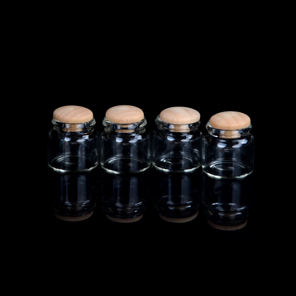 1/2/3/4Pcs 1/12 Dollhouse Miniature Accessories Mini Glass Seasoning Bottle Simulation Kitchen Food Model Toys 8