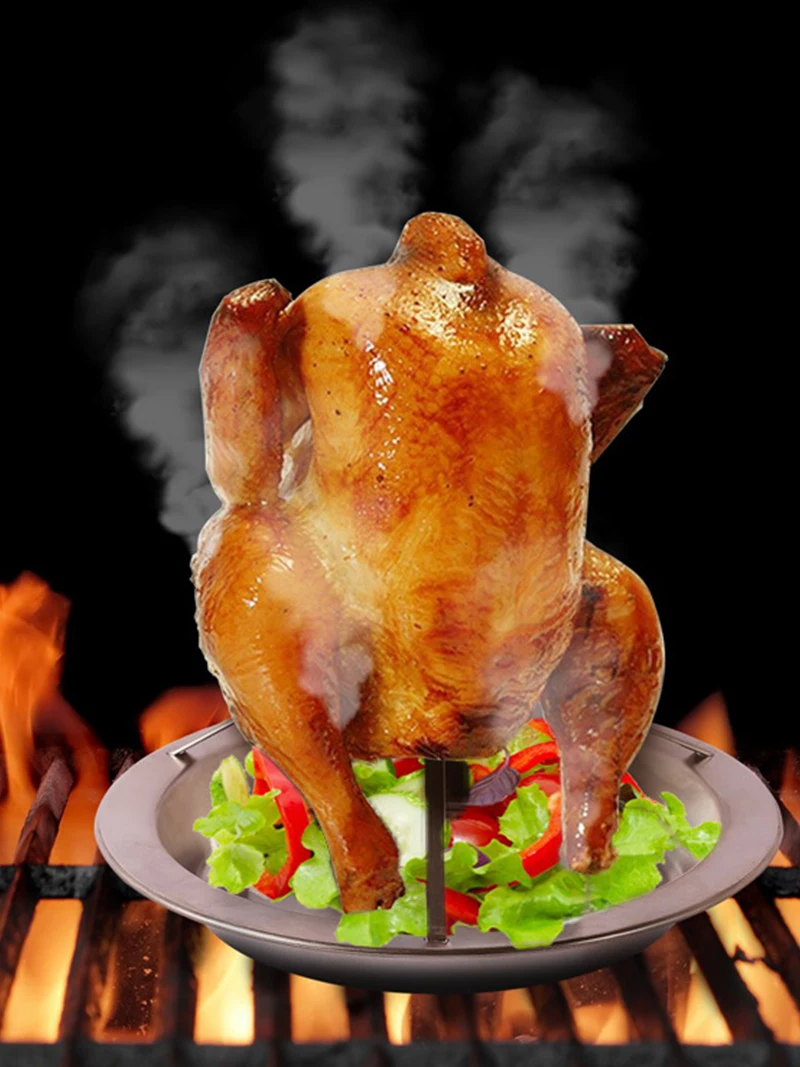 Рождественская кухонная уличная стойка из нержавеющей стали для барбекю