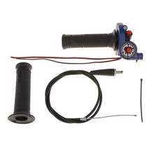 Рукоятки дроссельной заслонки кабель и переключатель для мотора Quad Pit Dirt Bike ATV синий