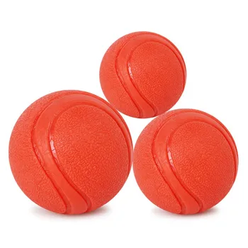 

Pet Dog Solid Rubber Ball Chew Toy dog Training Teeth Chewing Bitting Elastic ball durable Portable Pet Toys 4.5cm