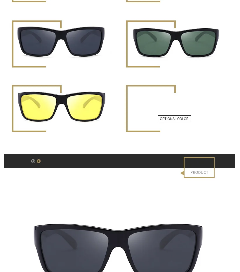 Q · VISELD поляризованные солнцезащитные очки мужские UV400 Квадратные Солнцезащитные очки зеркальные ретро солнцезащитные очки Винтажные Солнцезащитные очки для мужчин черные очки