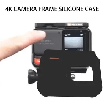 

4K Camera Frame Silicone Case Protective Silicone Case for Insta 360 One R Camera Protector Film Lens Cap Cover Camera Accessory