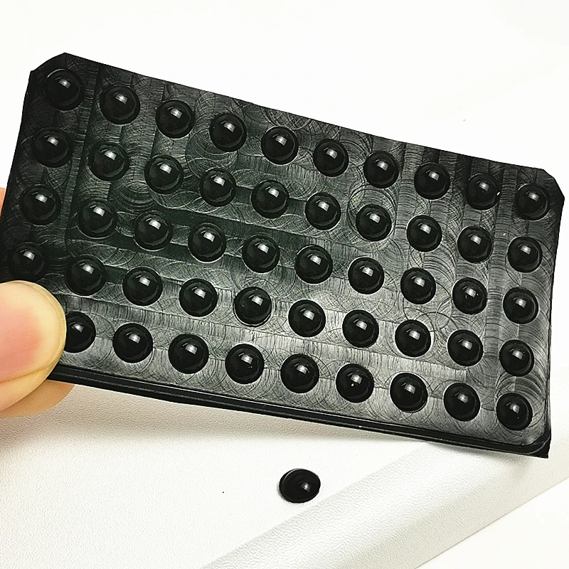 Cabinet Bumpers Door Stops Noisy Bumper Self Adhesive Soft Anti Slip Silicone Rubber Feet Pads  Shock Absorber 50/100/200 Grains