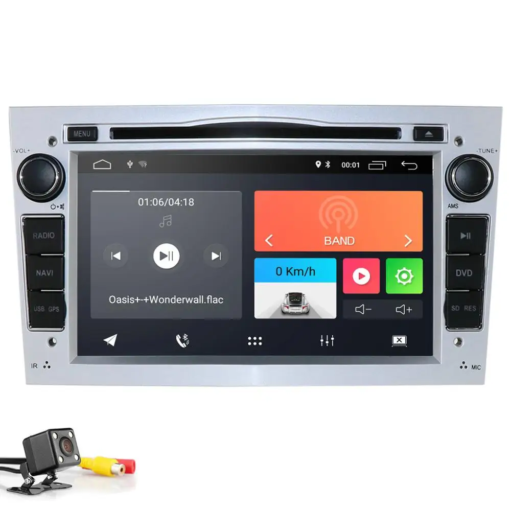 " DSP ips Android9.0 автомобильный DVD для Opel Astra H от 2004& Opel Combo от 2004& Opel Corsa C 2004-2006 и Opel Corsa D от 2006 - Цвет: silver