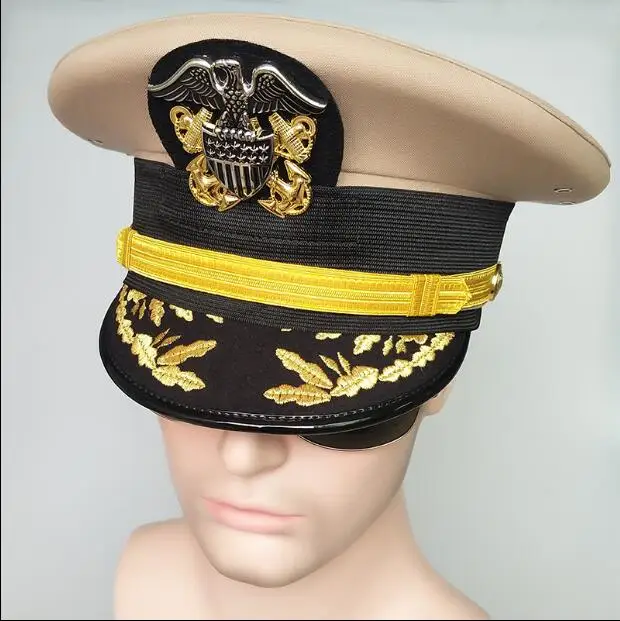 Us Naval Commander Cap Admiral Hat 