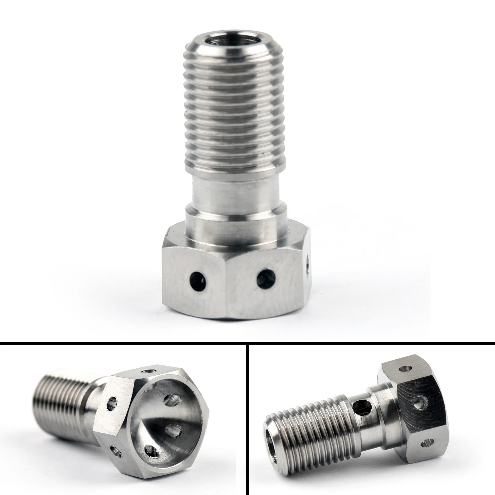 Areyourshop мотоцикл M10x 1,0/1,25 мм Шаг титановый Ti банджо болт для Brembo Однолинейный безопасный провод отверстие качественные болты