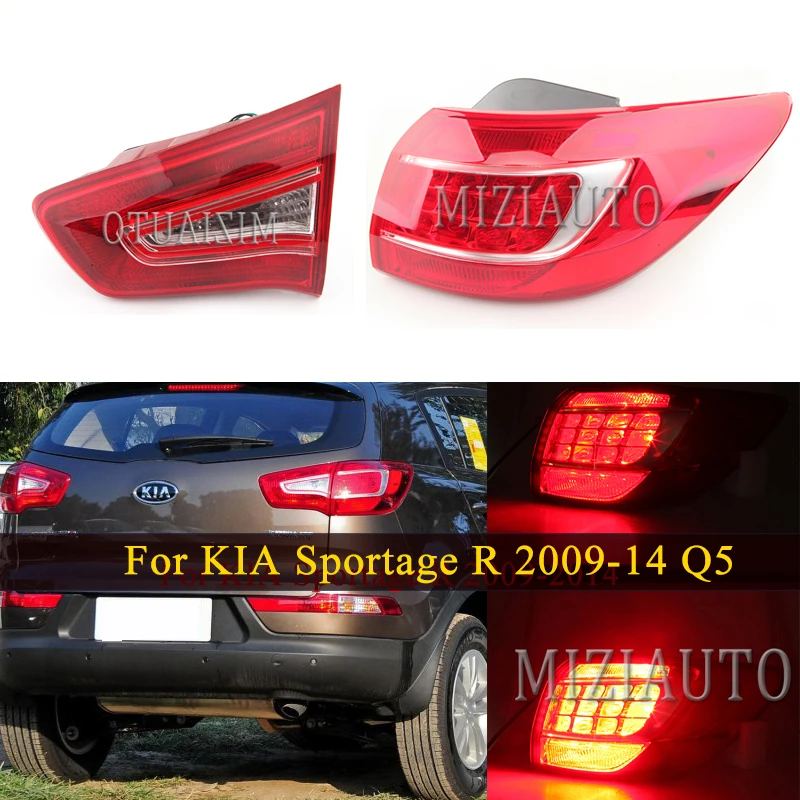 Задний фонарь для KIA Sportage R 2009-2014 Q5 1 шт. стоп-сигнал задний тормозной бампер