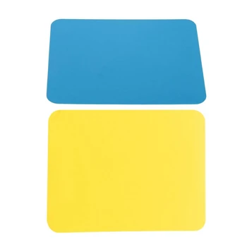 

2x Gaming Mat Mouse Pad Leicht Thin Anti Slip Silicone Gel Gaming Mouse Mat Mouse Pad Mouse Mat Mouse Pad Blue & Yellow