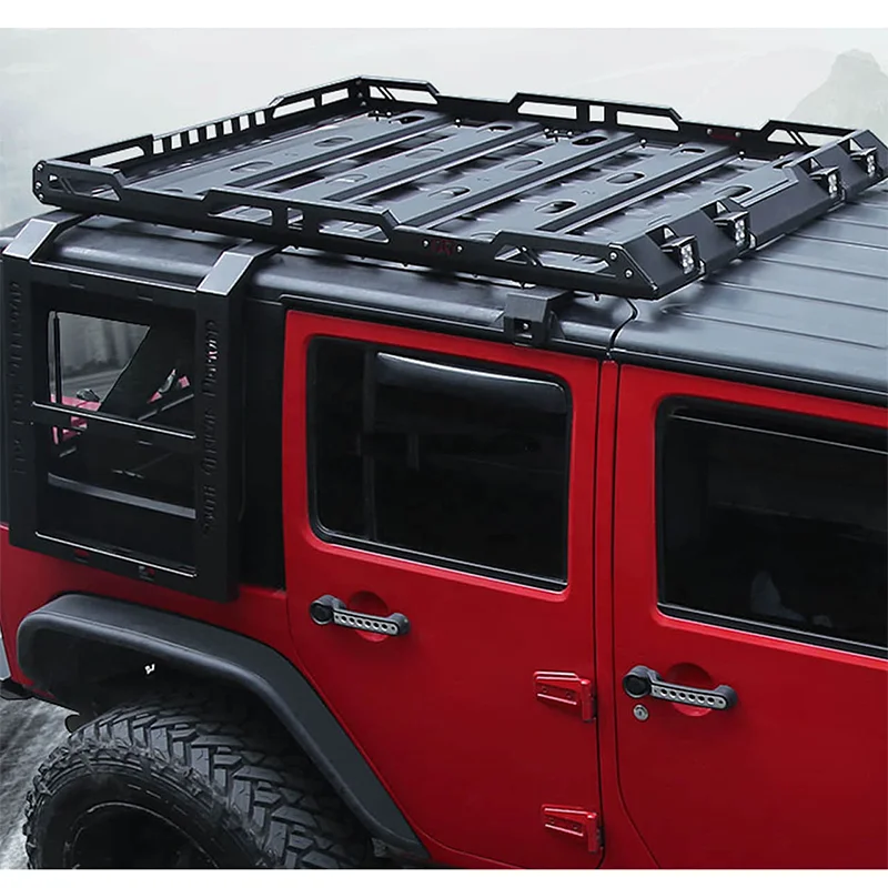 4DR Roof Rack With Side Ladders For 20182023 Jeep Wrangler